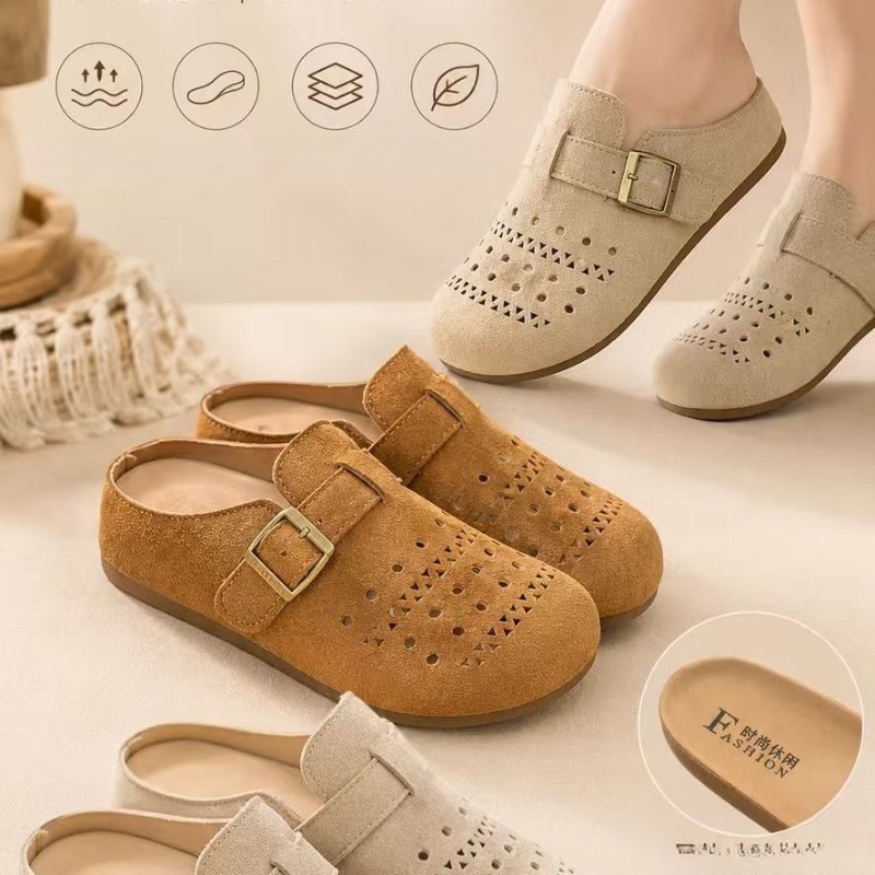 Men Shoes On - Женские летние сандалии-слипоны на толстой подошве