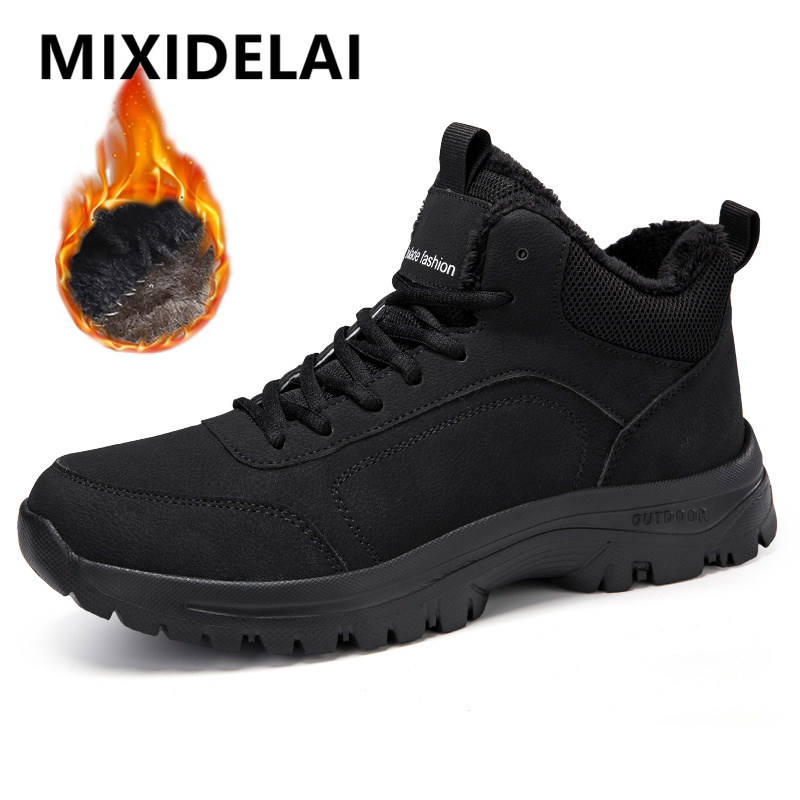 Men'S Shoes Dockers - Зимние мужские ботинки. Теплые плюшевые мужские