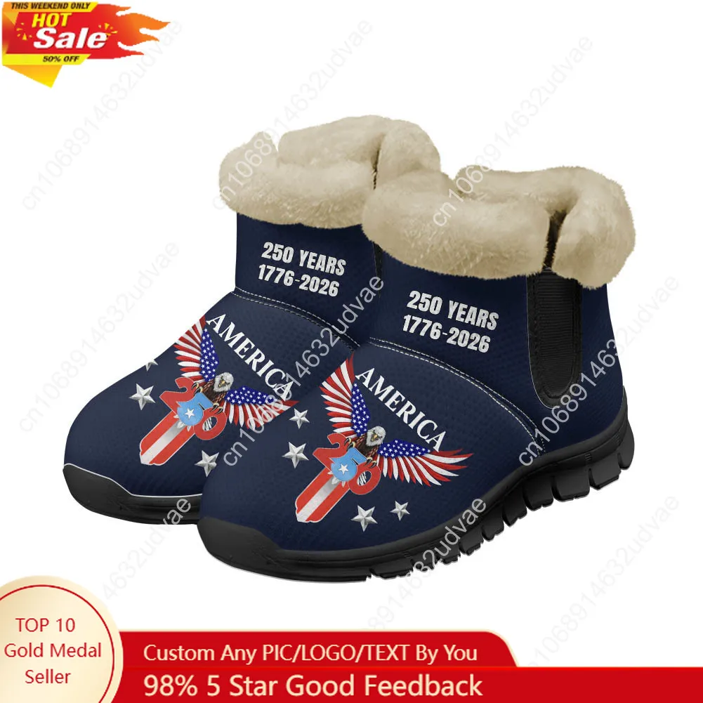 Men Shoes Boots - Плюшевые кроссовки-ботинки к 250-летию Америки (1776-2026)