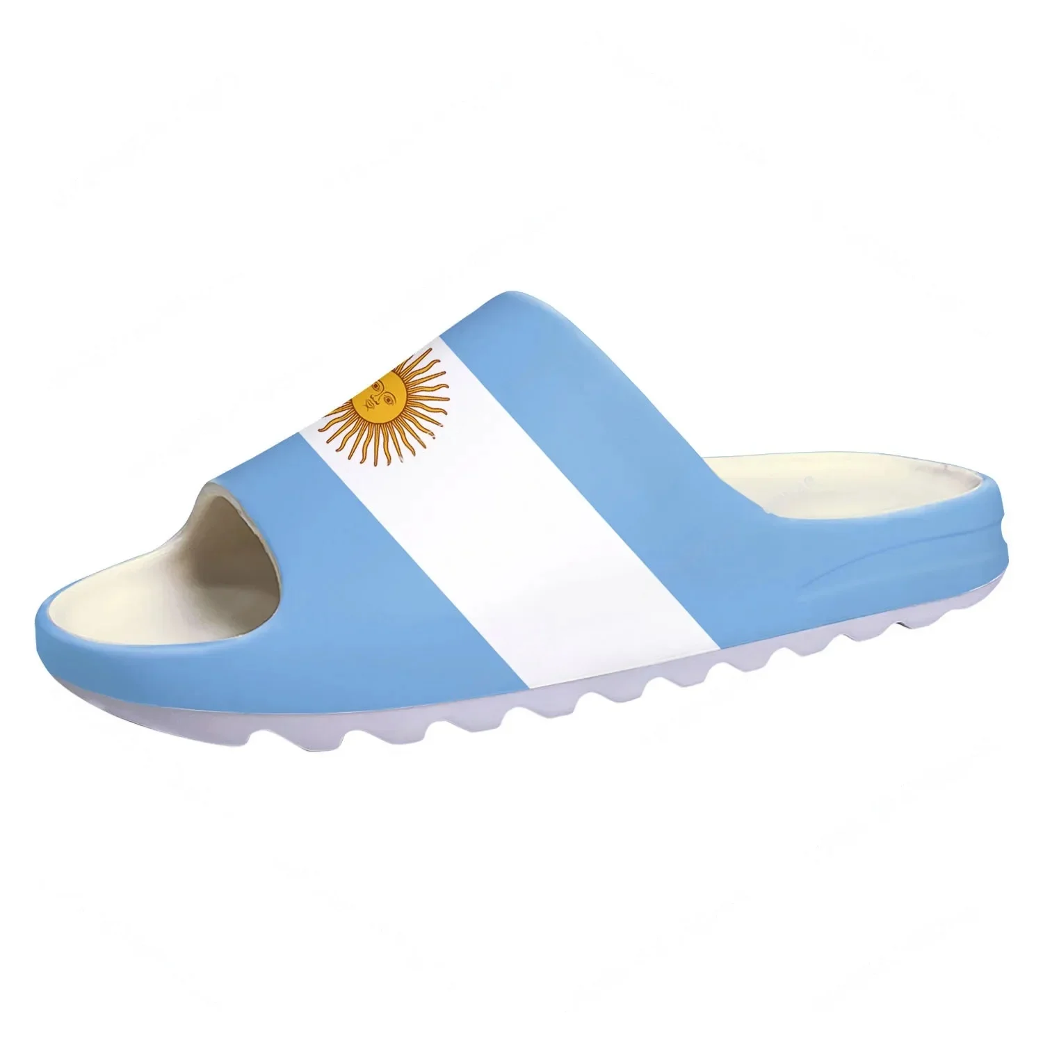 Men Shoes On - Мягкие тапочки-сабо с флагом Аргентины для