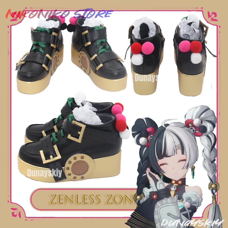 Men Shoes Europe To Us - Game Zenless Zone Zero Dialyn Обувь
